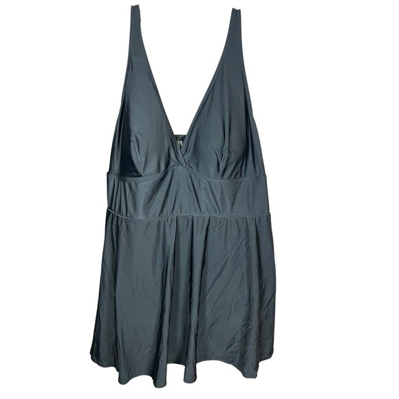 Torrid Black Underwire Swim Dress Size 3 (3X 22/24) One-Piece‎ Adjustable Straps - Picture 1 of 16